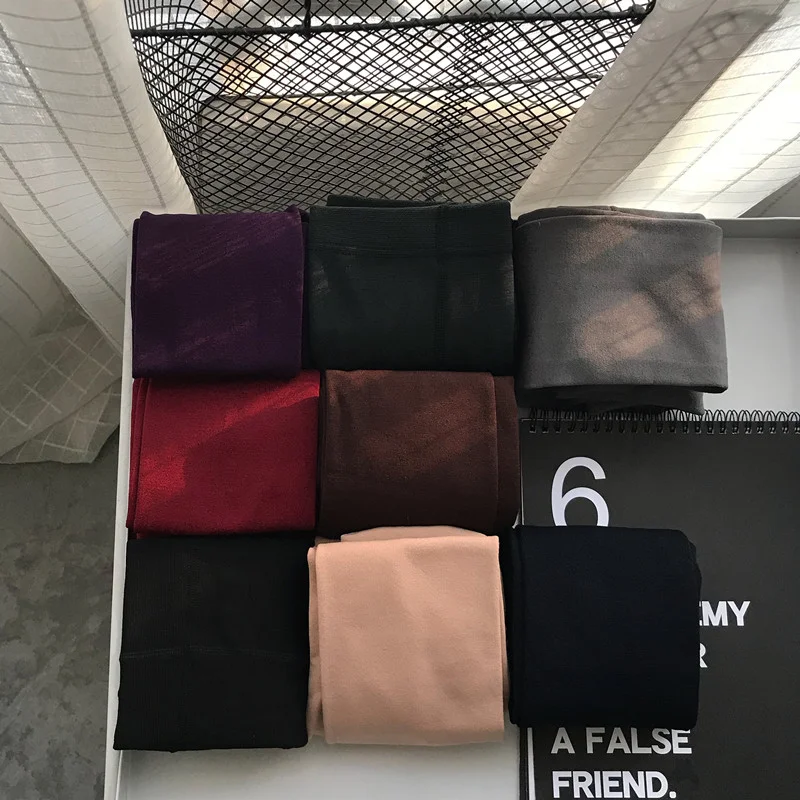 Women Korean Fashion Solid Color Wild Plus Velvet with Foot Soles Pants Thin Legs Leg Tights Pants 2 Pairs
Women Korean Fashion Solid Color Wild Plus Velvet with Foot Soles Pants Thin Legs Leg Tights Pants 2 Pairs