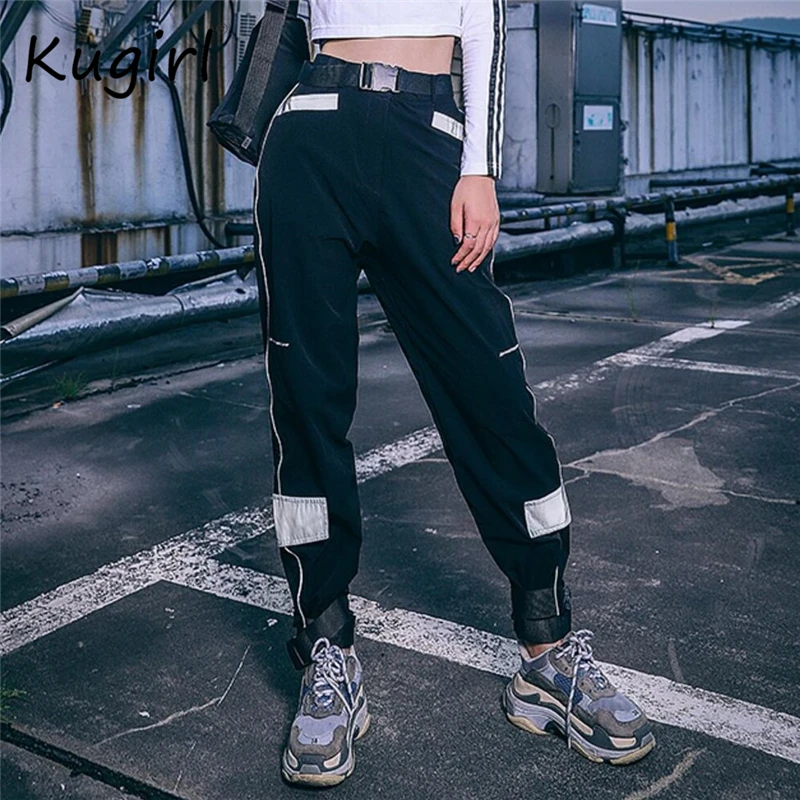 Women brand fashion glisten multi-pockets adjust ties cargo pant High waist pants full length trousers patchwork Pants
Women brand fashion glisten multi-pockets adjust ties cargo pant High waist pants full length trousers patchwork Pants