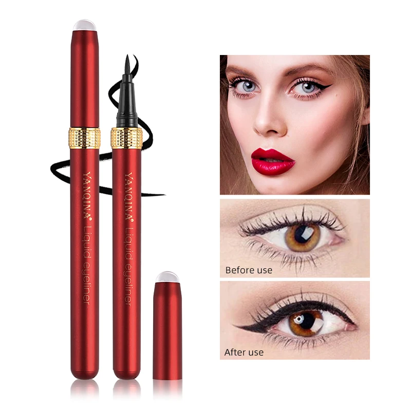 1Pc Waterproof Eyeliner Classic Cool Black Liquid Eyeliner Rhinestones Decor Long Lasting Quick Dry Cosmetic Eye Liner Pencil 
1Pc Waterproof Eyeliner Classic Cool Black Liquid Eyeliner Rhinestones Decor Long Lasting Quick Dry Cosmetic Eye Liner Pencil