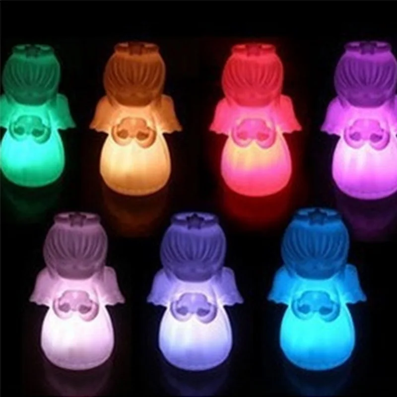 Creative Lamp Colorful LED Angel Night Light Bed Wall Lamp Home Illumination Bedroom Home Bars Cafes Restaurants Wedding Parties
Creative Lamp Colorful LED Angel Night Light Bed Wall Lamp Home Illumination Bedroom Home Bars Cafes Restaurants Wedding Parties