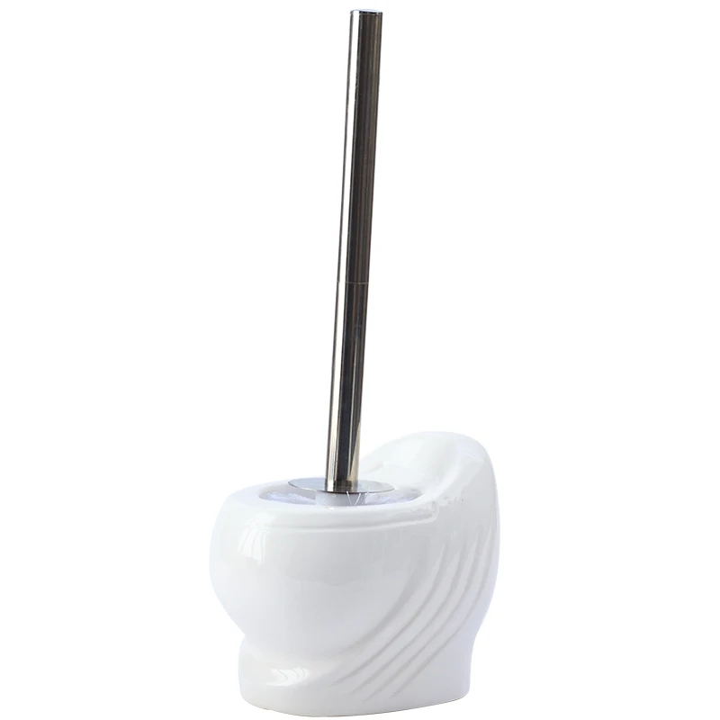 White Bathroom Cleaning Brush Holder with stand Set Ceramic+Stainless Steel Toilet Brush Kit wc brush Bathroom Accessorie
White Bathroom Cleaning Brush Holder with stand Set Ceramic+Stainless Steel Toilet Brush Kit wc brush Bathroom Accessorie