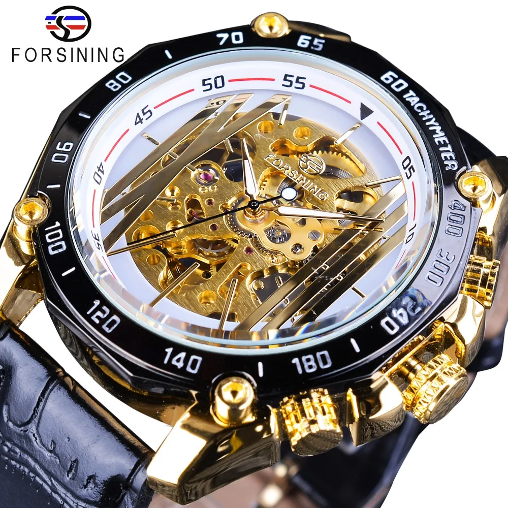 Forsining New Golden Bridge Design Gear Movement Inside Open Work Steampunk Mens Watches Top Brand Luxury Mechanical Wrist Watch
Forsining New Golden Bridge Design Gear Movement Inside Open Work Steampunk Mens Watches Top Brand Luxury Mechanical Wrist Watch