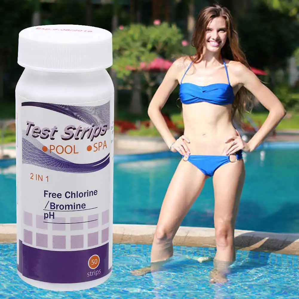 Test Strips 50pcs Pool Spa Hot Tub Chlorine PH Alkalinity Spa Swimming Pool Testing B2Cshop
Test Strips 50pcs Pool Spa Hot Tub Chlorine PH Alkalinity Spa Swimming Pool Testing B2Cshop