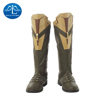 

MANLUYUNXIAO New Men's Avengers: Infinity War Thanos Cosplay Boots PU Leather Carnival Cosplay Boots Halloween Prop For Adult