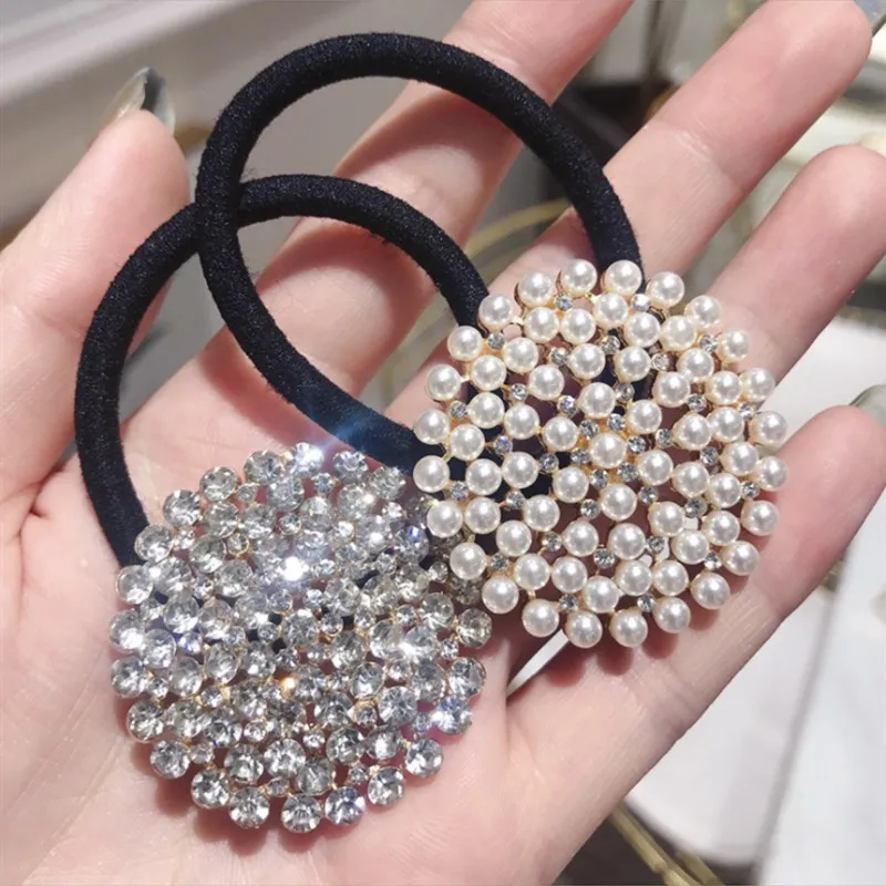 High-end hair accessories women's pearls full of diamonds super flash ring high elastic hair rope hair ring hair rope Wild girl
High-end hair accessories women's pearls full of diamonds super flash ring high elastic hair rope hair ring hair rope Wild girl