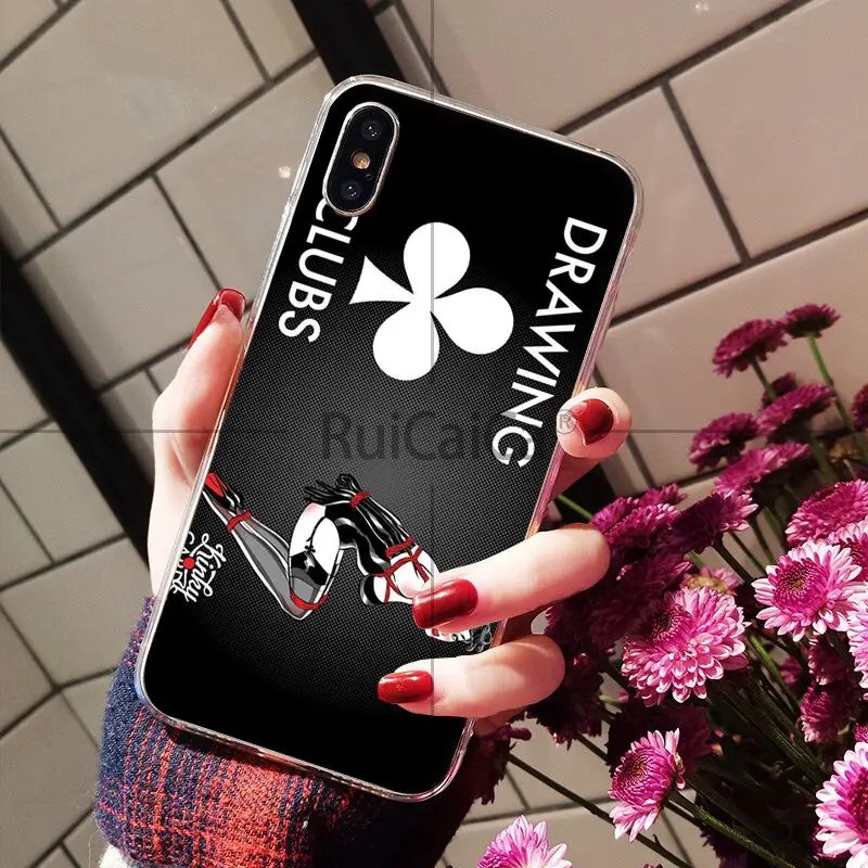 Sexy poker girl