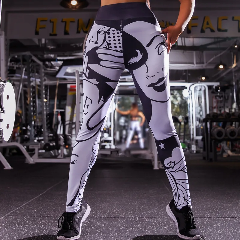 Hot Sale Digital Printing Girl Black And White Printing Ladies Yoga Fitness Leggings
Hot Sale Digital Printing Girl Black And White Printing Ladies Yoga Fitness Leggings