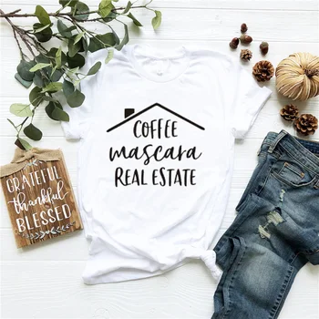 2019 Cool Coffee Mascara Real Estate Girls White T-shirt Making Dreams Women Top Tee New Fashion Female Letter Printed Plus Size
2019 Cool Coffee Mascara Real Estate Girls White T-shirt Making Dreams Women Top Tee New Fashion Female Letter Printed Plus Size