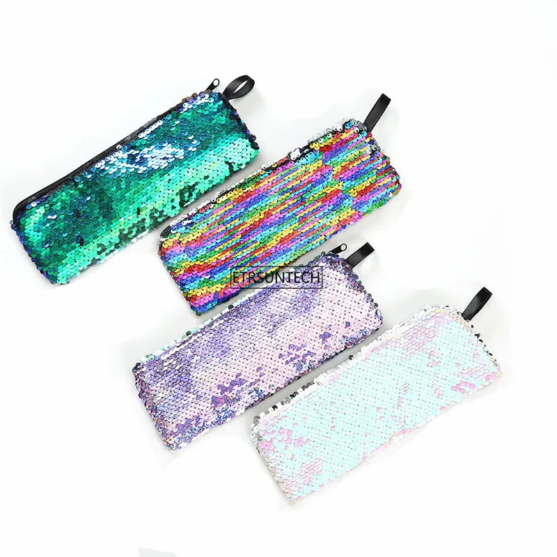 100pcs Mermaid Sequins Women Makeup Pouch Cute Pencil Case For Student Zipper Clutch Handbag Cosmetic Storage Makeup Bag F2167
100pcs Mermaid Sequins Women Makeup Pouch Cute Pencil Case For Student Zipper Clutch Handbag Cosmetic Storage Makeup Bag F2167