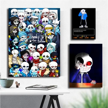 Animation Cartoon Painting Sans From Undertales Posters And Prints Decorative Wall Art Pictures For Living Room Home Decor
Animation Cartoon Painting Sans From Undertales Posters And Prints Decorative Wall Art Pictures For Living Room Home Decor