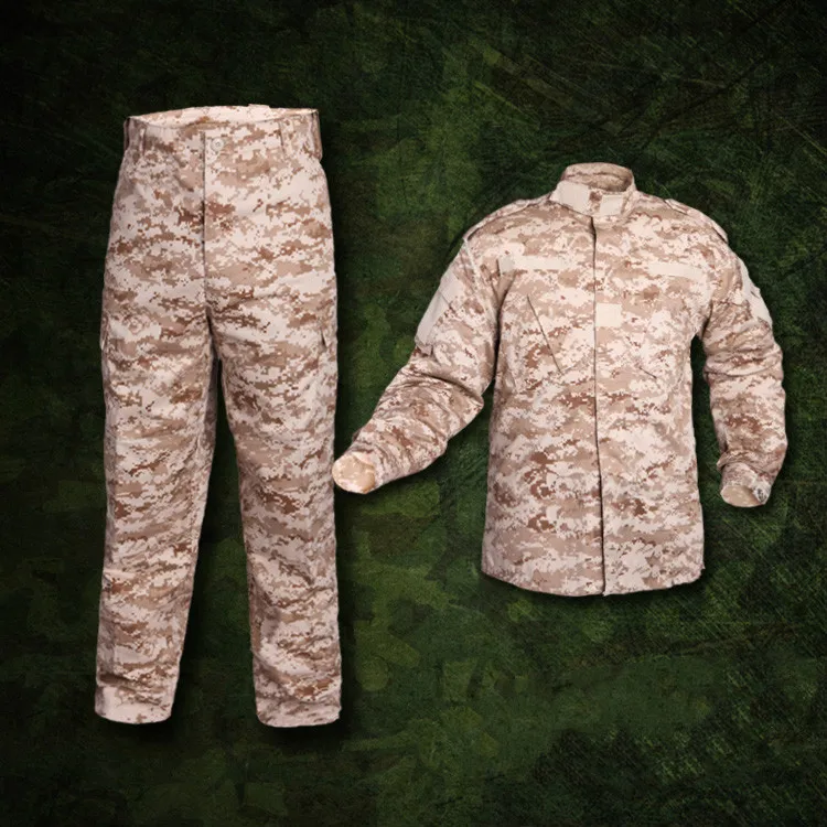 Military Uniform ACU Desert Digital Camo Training Clothing Tactical Combat Jacket Cargo Pants Suit CS Army Clothes Men
Military Uniform ACU Desert Digital Camo Training Clothing Tactical Combat Jacket Cargo Pants Suit CS Army Clothes Men