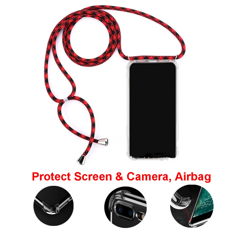Crossbody Necklace Case for Samsung Galaxy S10 Plus S10e S9 S8 Plus Note 8 9 Case Rope Lanyard Shoulder Strap Airbag Cover Funda
Crossbody Necklace Case for Samsung Galaxy S10 Plus S10e S9 S8 Plus Note 8 9 Case Rope Lanyard Shoulder Strap Airbag Cover Funda