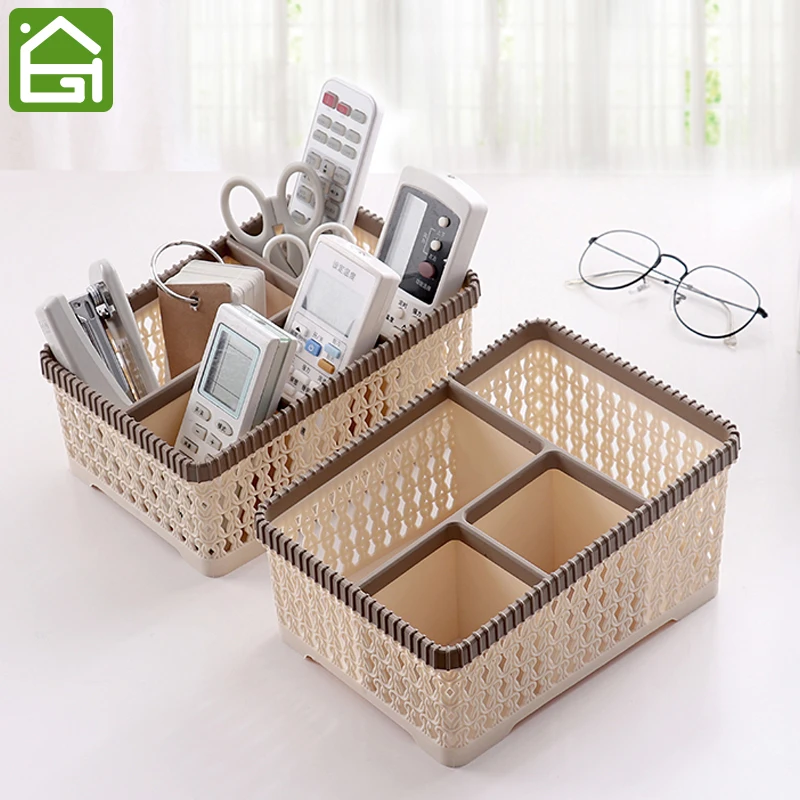 1 pc Plastic Home Office Desktop Organizer Remote Control Storage Box Makeup Holder
1 pc Plastic Home Office Desktop Organizer Remote Control Storage Box Makeup Holder
