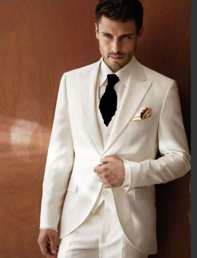 Новые мужские костюмы из 3 предметов (пиджак + брюки жилет галстук) жениха