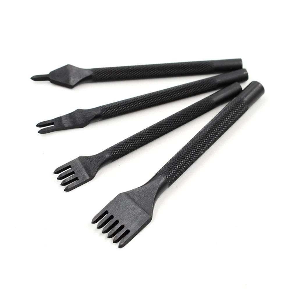 4pcs/set 3/4mm Leather Craft Hole Punch leather craft Tools Diamond Point Black Pricking Iron Leather Chisel Stitching Tools
4pcs/set 3/4mm Leather Craft Hole Punch leather craft Tools Diamond Point Black Pricking Iron Leather Chisel Stitching Tools