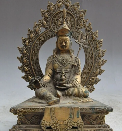 shitou 002437 10" tibet tibetan buddhism bronze Padmasambhava Guru Rinpoche buddha god statue
shitou 002437 10" tibet tibetan buddhism bronze Padmasambhava Guru Rinpoche buddha god statue