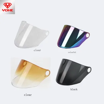YOHE YH-365 882 Motorcycle visor, half face helmet general original lens , clear black coffee colorful
YOHE YH-365 882 Motorcycle visor, half face helmet general original lens , clear black coffee colorful