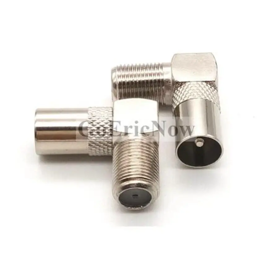 1 pcs RF Coaxial 90 Degree Right Angled TV Aerial Cable Connector RF Coaxial F Female to TV Male Plug to Female Socket
1 pcs RF Coaxial 90 Degree Right Angled TV Aerial Cable Connector RF Coaxial F Female to TV Male Plug to Female Socket