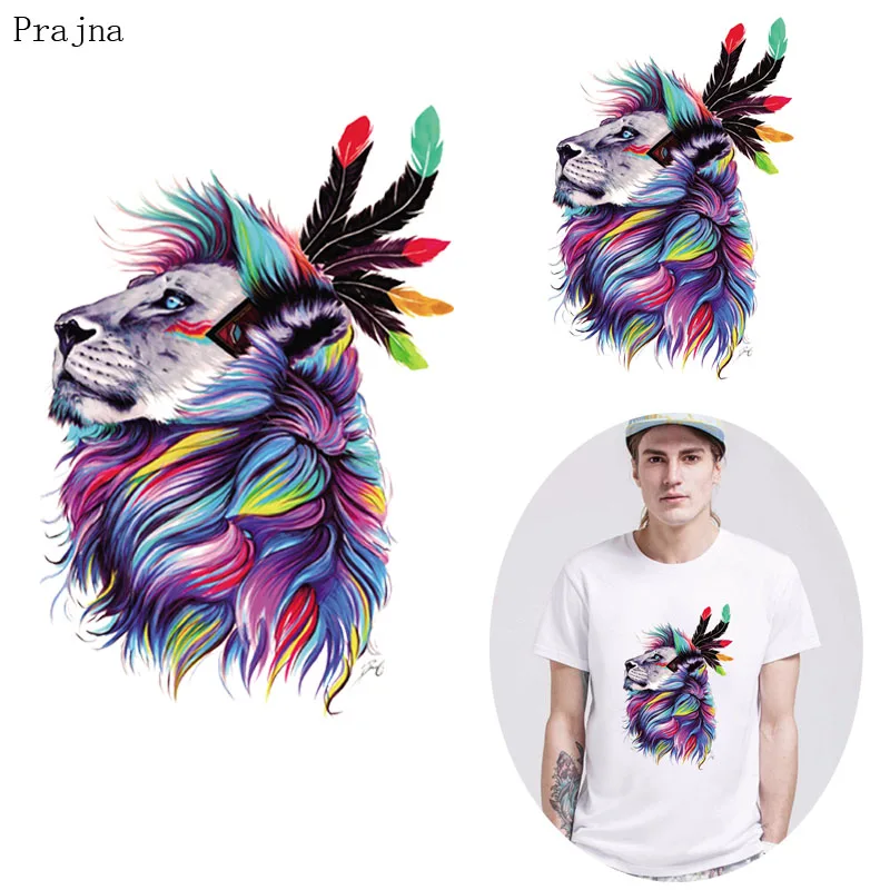 Prajna Iron On Transfer For Clothing T shirt Heat Transfer Vinyl Sticker Badge Lion Tiger Patch Applique DIY Fabric Stripes
Prajna Iron On Transfer For Clothing T shirt Heat Transfer Vinyl Sticker Badge Lion Tiger Patch Applique DIY Fabric Stripes