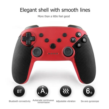 Wireless Bluetooth Gamepad Game Joystick Controller with Somatosensory Vibration Screenshot Axis for Nintend Switch NS Console
Wireless Bluetooth Gamepad Game Joystick Controller with Somatosensory Vibration Screenshot Axis for Nintend Switch NS Console