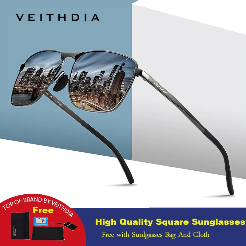 Veithdia Brand Unisex Designer Fashion Square Sunglasses Mens Polarized Coating Mirror Sun Glasses Eyewear Accessorie For Men
Veithdia Brand Unisex Designer Fashion Square Sunglasses Mens Polarized Coating Mirror Sun Glasses Eyewear Accessorie For Men