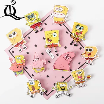 1PS Spongebob Cartoon Badge Icons on The Pin Acrylic Badges Badges for Clothing Kawaii Brooches Pvc Brooch for cloth and bag Z44
1PS Spongebob Cartoon Badge Icons on The Pin Acrylic Badges Badges for Clothing Kawaii Brooches Pvc Brooch for cloth and bag Z44