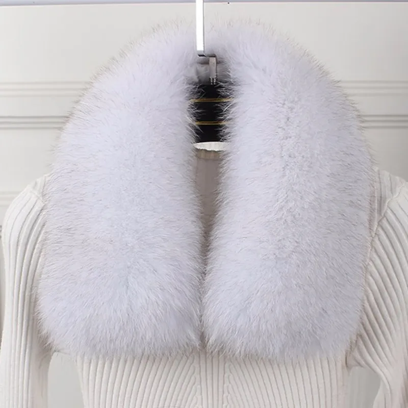 wholesale silver fox Winter Women's Real Fox Fur Collar Fox Fur Cap Fur Collar 60cm Straight Collar Soft Fur Scarf Neck Warmer
wholesale silver fox Winter Women's Real Fox Fur Collar Fox Fur Cap Fur Collar 60cm Straight Collar Soft Fur Scarf Neck Warmer