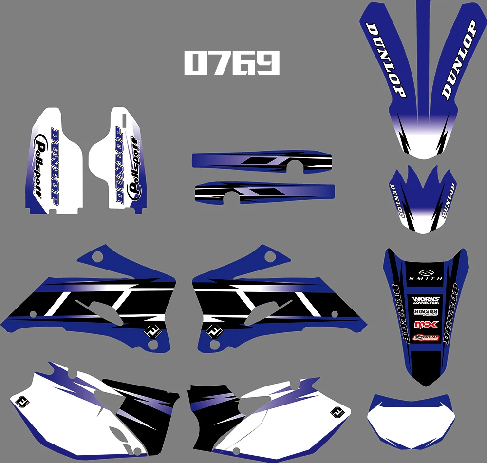 0769 Motorcycle Team Graphic & Backgrounds Decal Stiker Kits for Yamaha WR250F 2007-2013 & WR450F 2007-2011
0769 Motorcycle Team Graphic & Backgrounds Decal Stiker Kits for Yamaha WR250F 2007-2013 & WR450F 2007-2011
