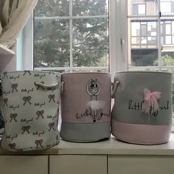 Hot Sale 35*40cm Pink Laundry Basket for Dirty Clothes Cotton Ballet Girl Bow Print Toys Organizer Home Storage & Organization
Hot Sale 35*40cm Pink Laundry Basket for Dirty Clothes Cotton Ballet Girl Bow Print Toys Organizer Home Storage & Organization