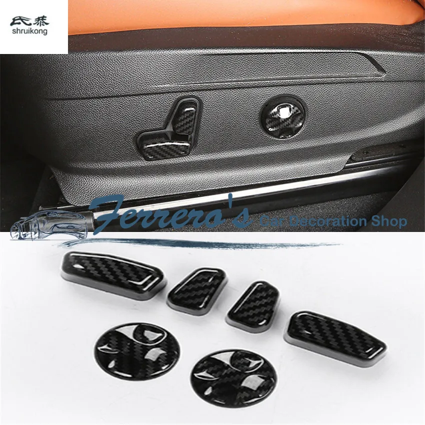 6pcs/Lot Carbon Fiber Grain ABS Plastic Material For Alfa Romeo Giulia 952 2017 2018 Seat Adjustment Knob Decoration Cover
6pcs/Lot Carbon Fiber Grain ABS Plastic Material For Alfa Romeo Giulia 952 2017 2018 Seat Adjustment Knob Decoration Cover