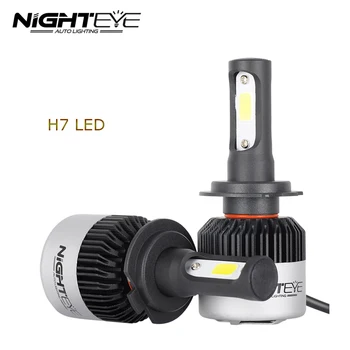 NIGHTEYE H7 Led Headlight Bulbs Cob Chips 6500K IP68 Car Driving Lights 9000LM 72W Conversion Kit Dual Fan Led Head Lamp A Pair
NIGHTEYE H7 Led Headlight Bulbs Cob Chips 6500K IP68 Car Driving Lights 9000LM 72W Conversion Kit Dual Fan Led Head Lamp A Pair