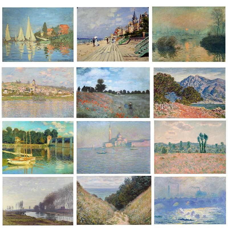 Canvas Painting Printings Claude Monet Famous Oil Painting Impressionist Wall Art Picture for Living Room Home Decor
Canvas Painting Printings Claude Monet Famous Oil Painting Impressionist Wall Art Picture for Living Room Home Decor