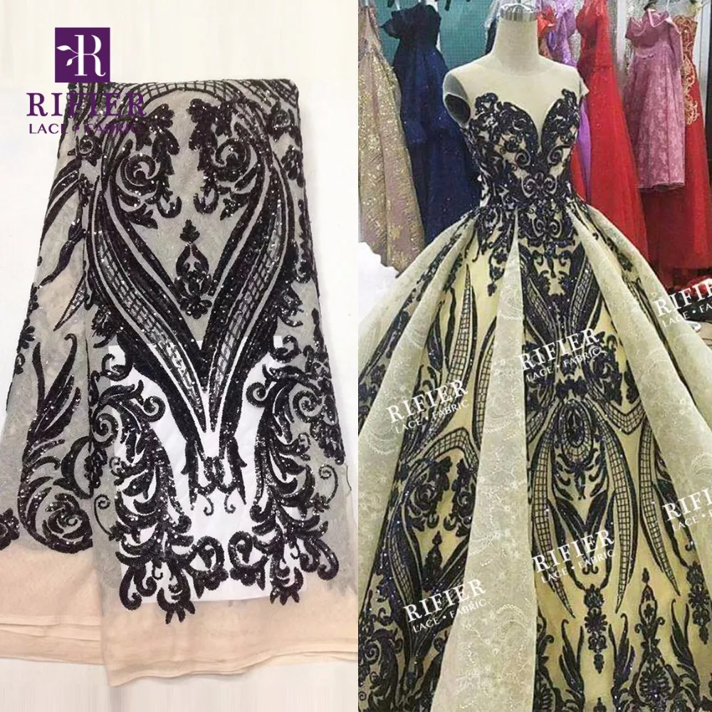 Black Embroidered Sequined Net Lace Fabric Wedding Party Dresses Laces Material Free Shipping African French Mesh Tulle Fabrics
Black Embroidered Sequined Net Lace Fabric Wedding Party Dresses Laces Material Free Shipping African French Mesh Tulle Fabrics