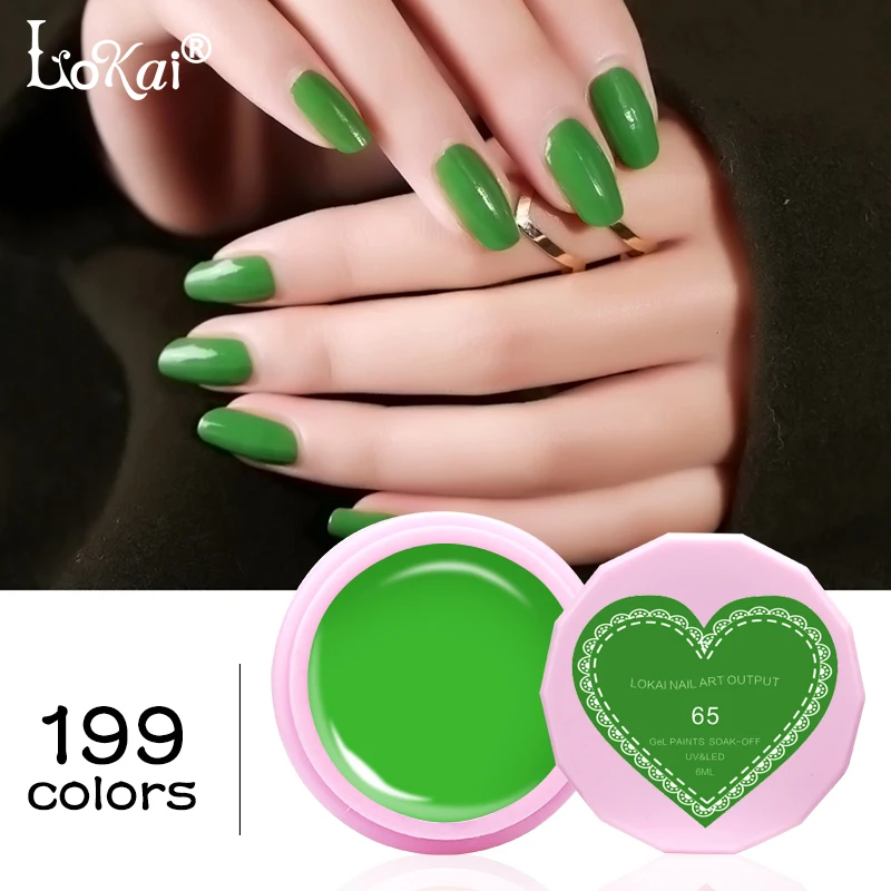 Lokai 6ml UV Gel Nail Polish UV LED Nail Gel Green Color Professional Fingernail Polish Lacquer Gelpolish Varnish
Lokai 6ml UV Gel Nail Polish UV LED Nail Gel Green Color Professional Fingernail Polish Lacquer Gelpolish Varnish