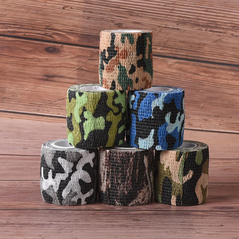 1PC 4.5mx5cm Men Durable Strap Roll Adhesive Camouflage Tape Stealth Protective Wrap For Outdoor Hunting Tight Wrap 6 Style
1PC 4.5mx5cm Men Durable Strap Roll Adhesive Camouflage Tape Stealth Protective Wrap For Outdoor Hunting Tight Wrap 6 Style