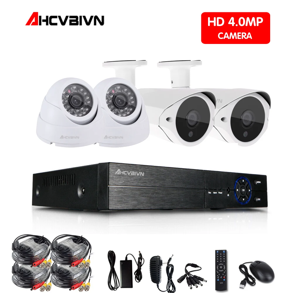 New Super Full HD 4CH AHD 4MP Home Outdoor indoor CCTV Camera System 4 Channel 6 Array Surveillance security camera kit with dvr
New Super Full HD 4CH AHD 4MP Home Outdoor indoor CCTV Camera System 4 Channel 6 Array Surveillance security camera kit with dvr