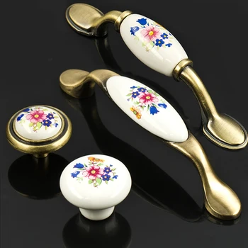 Bronze Ceramic Drawer Knobs Rural Cabinet Cupboard handles Vintage Fashion Furniture Handles drawer Knobs singe hole 96mm
Bronze Ceramic Drawer Knobs Rural Cabinet Cupboard handles Vintage Fashion Furniture Handles drawer Knobs singe hole 96mm