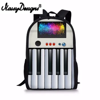 Noisydesigns Fashion Piano Keyboard Print Boy Girls School Bags Casual Lap-top Middle School Students Bookbag Children Schoolbag
Noisydesigns Fashion Piano Keyboard Print Boy Girls School Bags Casual Lap-top Middle School Students Bookbag Children Schoolbag