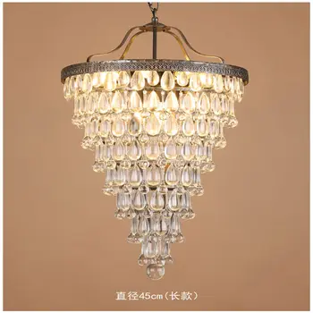 Modern E27 LED Crystal Chandelier Droplight Hanging Pendant Lamp Fixture Light Lighting Corridor Home Bedroom Reading Room Decor
Modern E27 LED Crystal Chandelier Droplight Hanging Pendant Lamp Fixture Light Lighting Corridor Home Bedroom Reading Room Decor