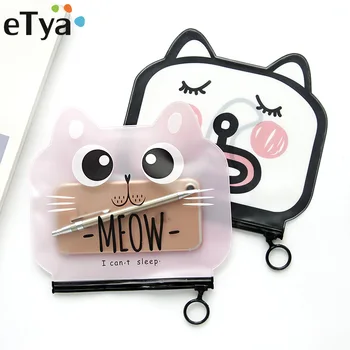 eTya Candy Snacks Coin Purse Women Transparent PVC Zipper Change Purses Cartoon Cat Wallet Holders Money Bag for Kids Girl Gift
eTya Candy Snacks Coin Purse Women Transparent PVC Zipper Change Purses Cartoon Cat Wallet Holders Money Bag for Kids Girl Gift