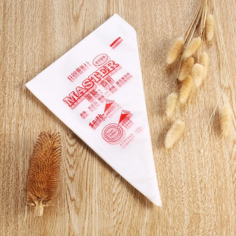 Reusable 100PCS Disposable Bags Icing Nozzle Fondant Cake Decorating Pastry Tool Home Kitchen Cream Pastry Bag
Reusable 100PCS Disposable Bags Icing Nozzle Fondant Cake Decorating Pastry Tool Home Kitchen Cream Pastry Bag