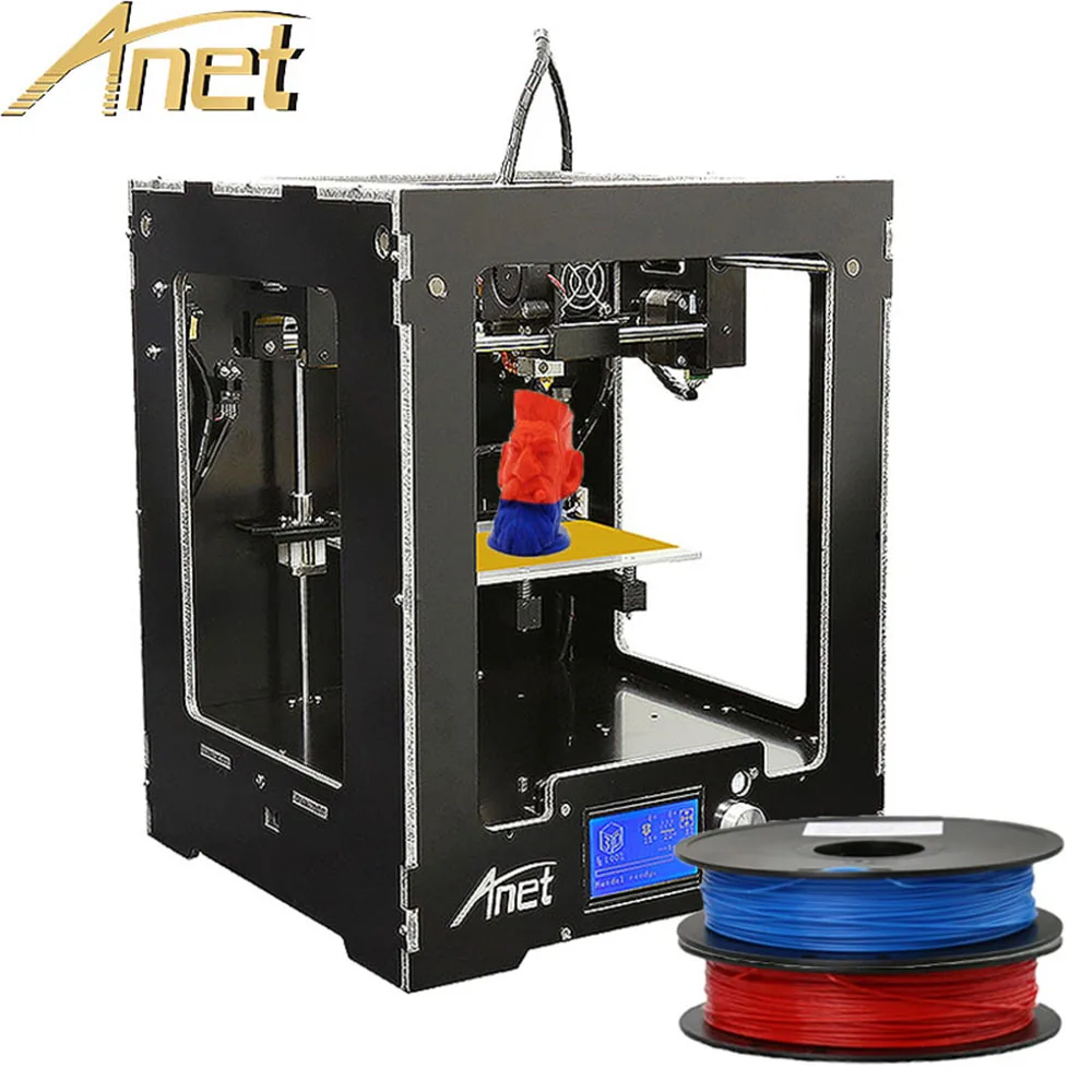 

High quality Anet A8/A6/A3S/A2/E10 3d printer cheap high precision reprap prusa i3 diy 3d printer kit with free filament