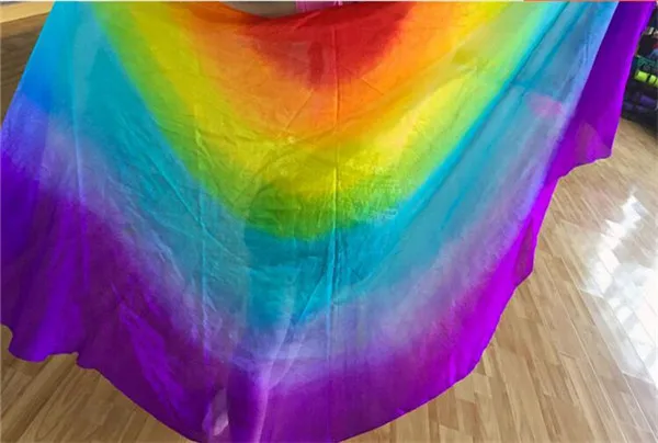 Cheap Rainbow Scarf Stage Performance Props Half Circle Hand Belly Dance Silk Veils Customized Color& Size Free Shipping
Cheap Rainbow Scarf Stage Performance Props Half Circle Hand Belly Dance Silk Veils Customized Color& Size Free Shipping