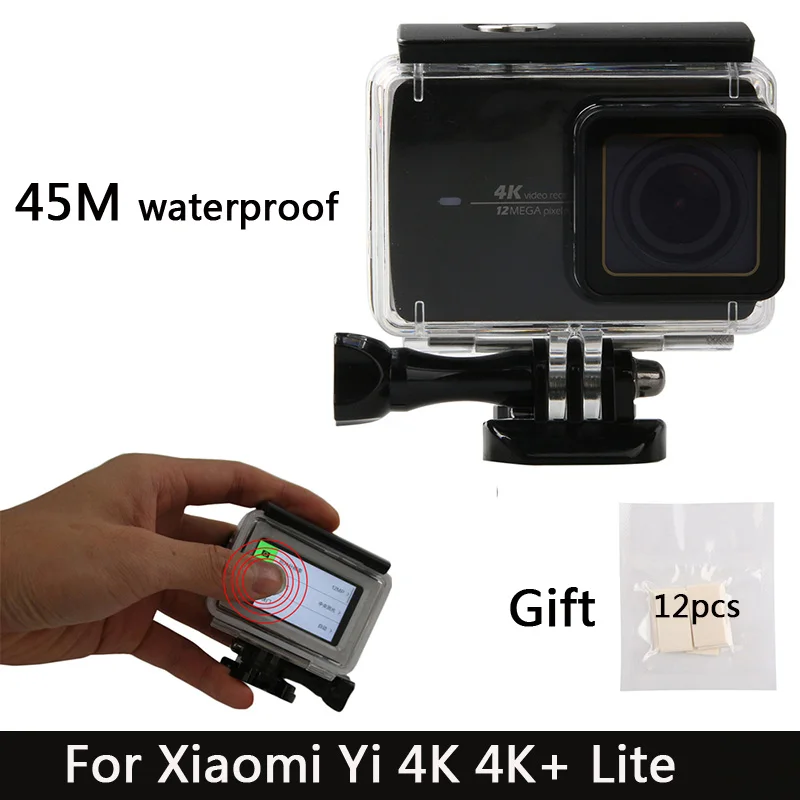 45M Underwater Waterproof Case Diving Housing for Xiaomi 4K Action Camera Yi 4K+/Yi Lite/YI 4K Plus Mount Xiaoyi Accessories
45M Underwater Waterproof Case Diving Housing for Xiaomi 4K Action Camera Yi 4K+/Yi Lite/YI 4K Plus Mount Xiaoyi Accessories