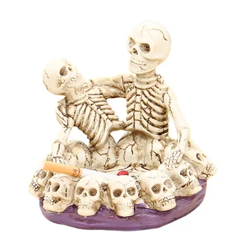 Halloween Double Skulls Ashtray Creative Spooky Resin Festival Decor Smoking Tool Bar Ornament for Office Haunted House
Halloween Double Skulls Ashtray Creative Spooky Resin Festival Decor Smoking Tool Bar Ornament for Office Haunted House