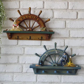 Wood Half Rudder Mediterranean Style Wall Hanging Home Bar Nautical Decoration Handmade Crafts Furnishing Articles
Wood Half Rudder Mediterranean Style Wall Hanging Home Bar Nautical Decoration Handmade Crafts Furnishing Articles