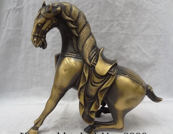 JP S0606 9" Chinese Bronze Animals FengShui Zodiac Tang Running Horse Statue Sculpture
JP S0606 9" Chinese Bronze Animals FengShui Zodiac Tang Running Horse Statue Sculpture