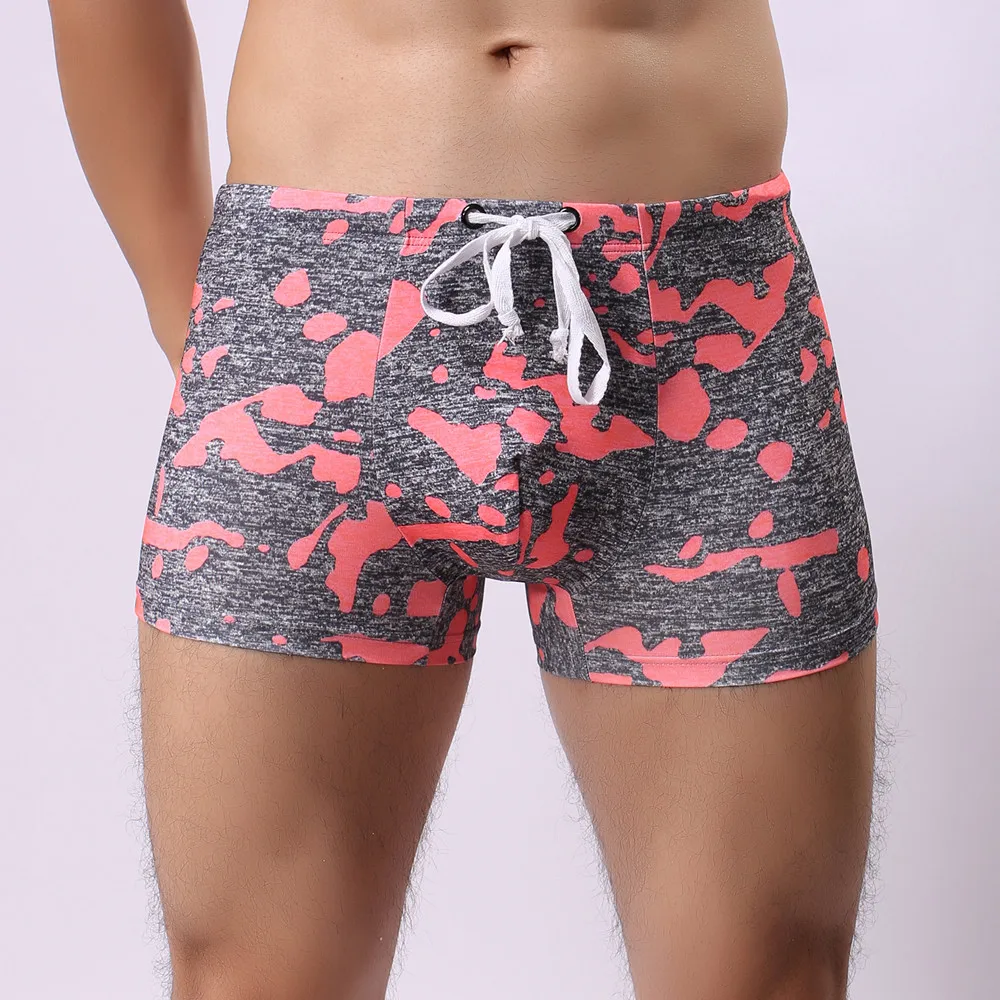 2018 Swimwear Men Briefs Sexy Camouflage Swimming Suit For Men Trunks Beach Wear Bathing Suit Surfing Pants Brand Boxer Shorts (1)