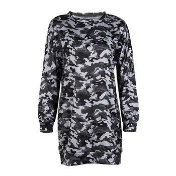 New Women Camouflage Printed Winter Tops Long Sweatshirts Casual Cotton Loose Pullover Camouflage Women Winter Dresses
New Women Camouflage Printed Winter Tops Long Sweatshirts Casual Cotton Loose Pullover Camouflage Women Winter Dresses