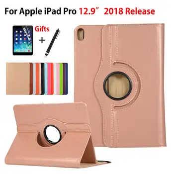 360 Degree Rotating Case For iPad Pro 12.9" (2018) Cover Funda Tablet For New iPad Pro 12.9 inch 2018 Stand Shell+Stylus+film
360 Degree Rotating Case For iPad Pro 12.9" (2018) Cover Funda Tablet For New iPad Pro 12.9 inch 2018 Stand Shell+Stylus+film